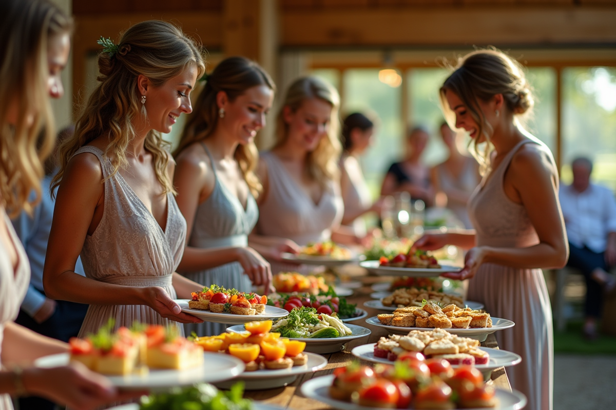 buffet mariage