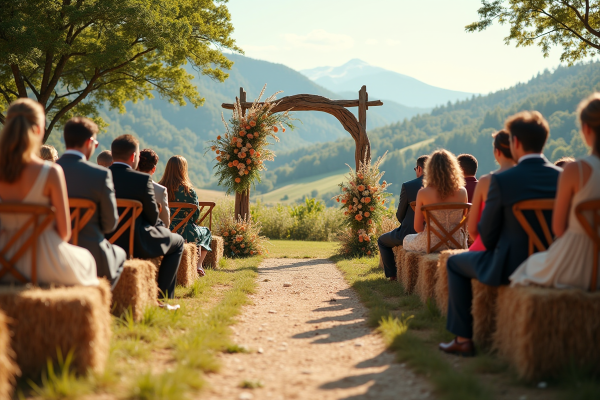 mariage rustique
