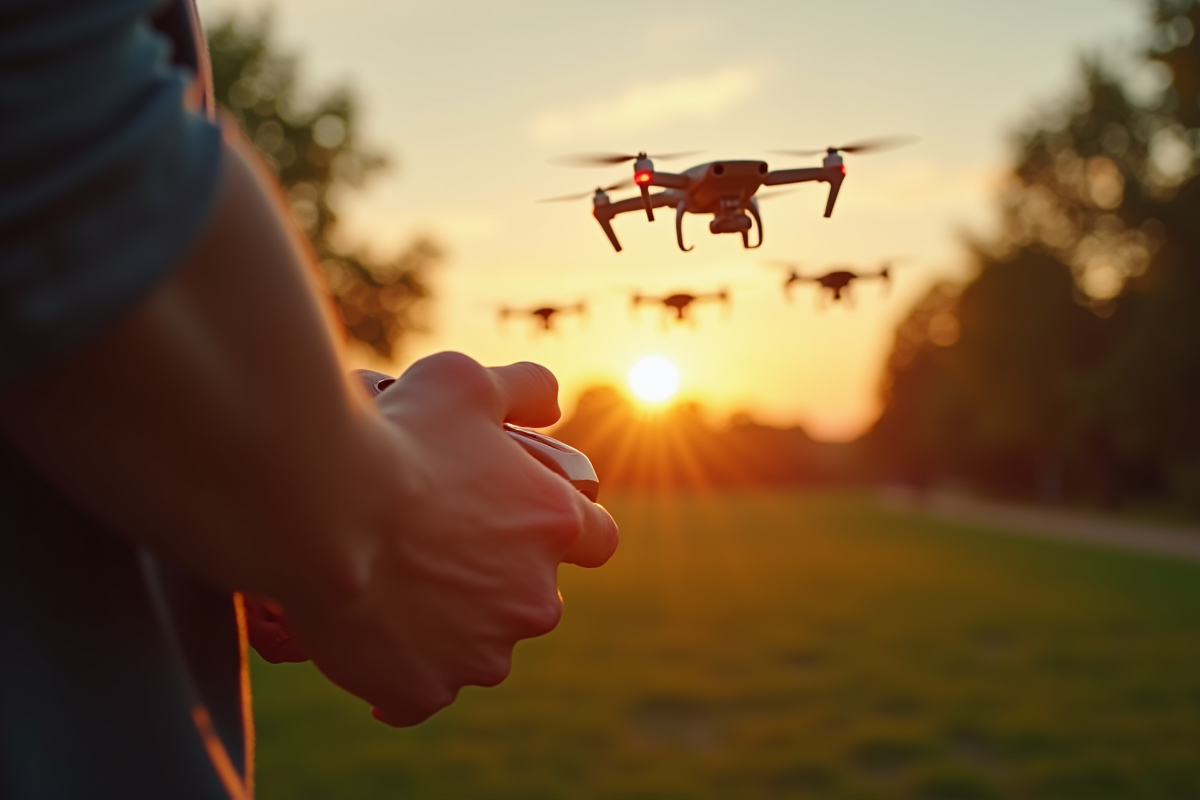 drone lumière