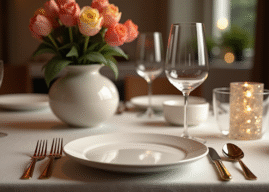 Vin rouge : où placer le verre à vin dans la décoration de table ?