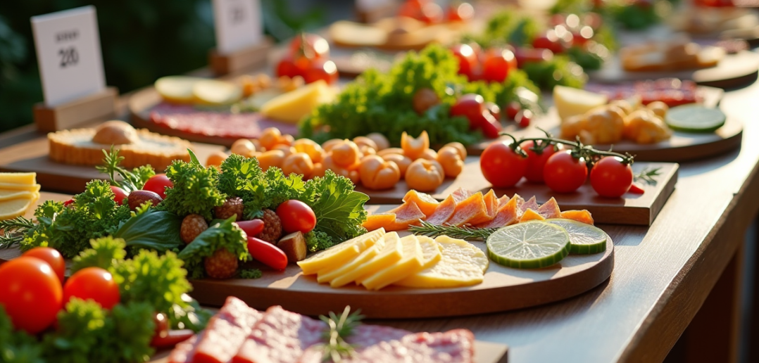 Calculer la quantité de nourriture pour un buffet froid : astuces